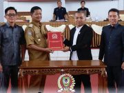 Legislatif dan Eksekutif Tandatangani Kesepakatan Bersama Raperda RPJPD Seruyan Tahun 2025-2045