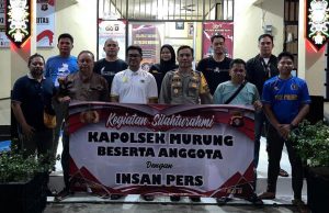 Pererat Kemitraan, Polsek Murung dan PWI Mura Jalin Silaturahmi