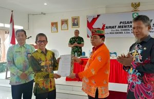 Rida Iswandi Resmi Menjabat sebagai Pelaksana Tugas Camat Mentaya Hilir Selatan
