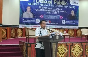 Asisten I Setda Mura Hadiri Diskusi Publik Calon Pemimpin Murung Raya 2025-2030