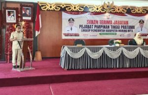 Bupati Murung Raya Pastikan Reshuffle Pejabat Pejabat Tidak Ada Muatan Politik