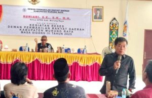 Ketua DPRD Murung Raya Serap Aspirasi Warga Laung Tuhup dalam Reses Masa Sidang III